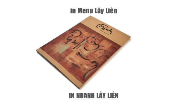 in menu lấy liền in gấp theo yêu cầu